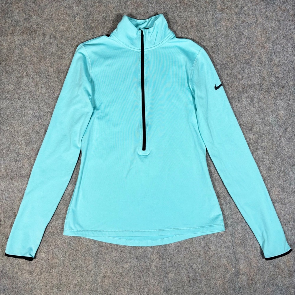 Nike Pro Hyperwarm Fitted Half-Zip 3.0 Women's M Training Top Thumbhole 620440